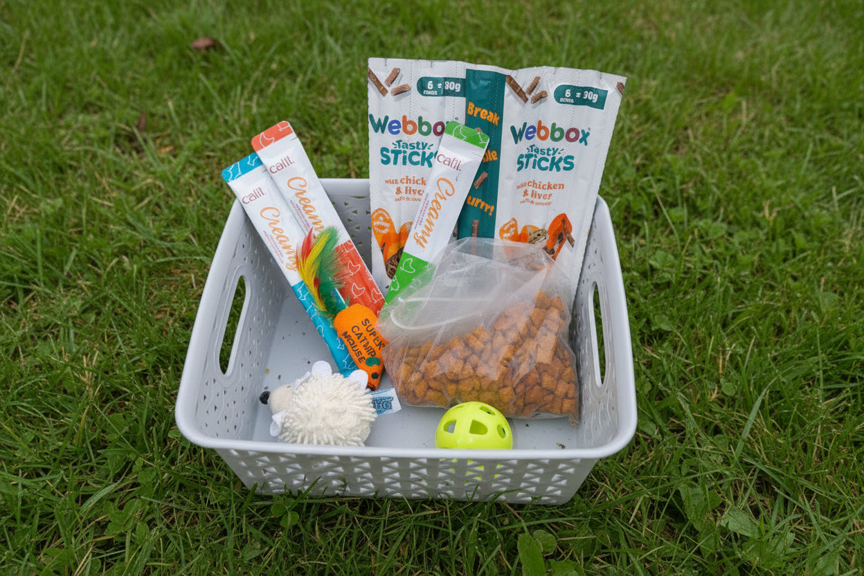 Cat Treat Box- 9 Piece