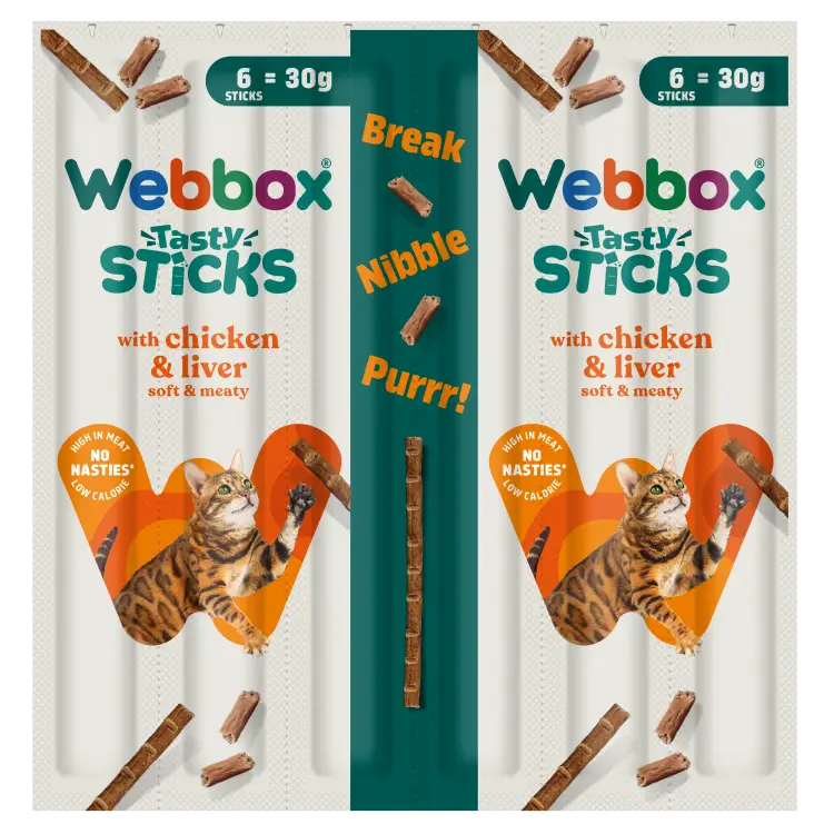 Webbox Chicken & Liver Sticks